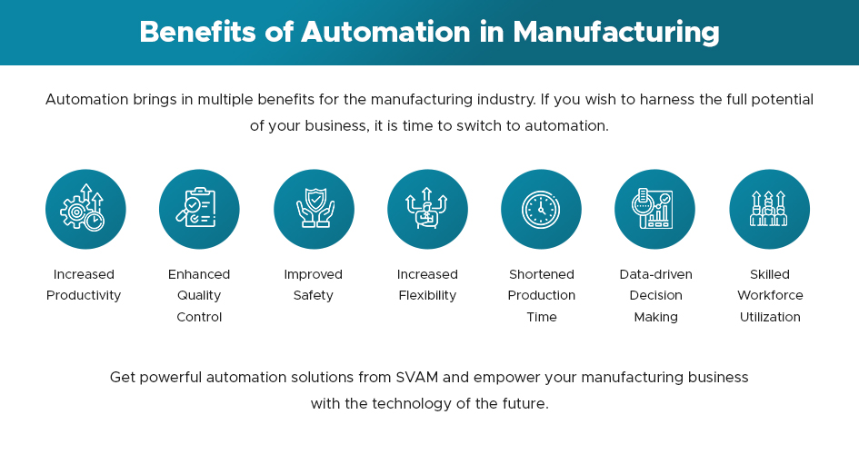 benefits of using automation in manufacturing